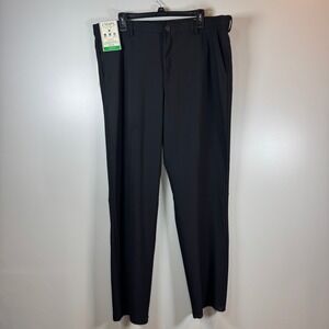 Chaps Golf Slim Fit Performance Pants Mens 38x32 Black Stretch Comfort Waistband